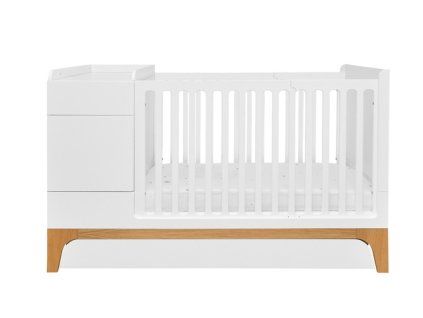 eng pl UP snow 70x120 convertible baby cot extends to 160 cm with Desk 753 6