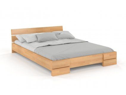 Masívna posteľ Sandemo buk  (Farba Prírodná, Rozmer postele 90 x 200 cm)