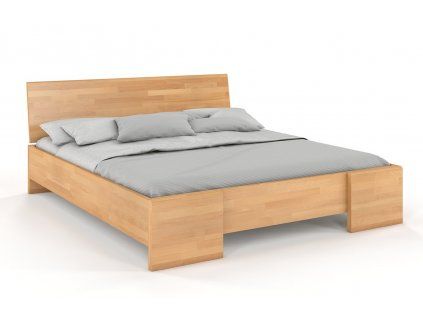 Drevená posteľ Hessler High buk (Farba Prírodná, Rozmer postele 90 x 200 cm)