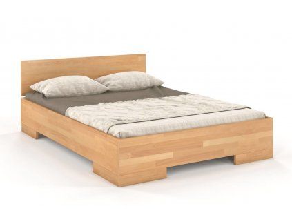 Posteľ Spectrum Maxi s úložným priestorom buk - prírodná (Farba Prírodná, Rozmer postele 200 x 200 cm)