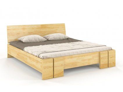 Posteľ s úložným priestorom Vestre Maxi z borovice (Farba Prírodná, Rozmer postele 200 x 200 cm)