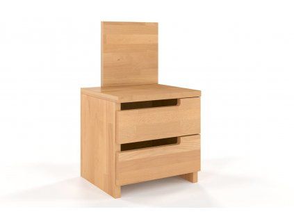 Nočný stolík z masívu Bergman II buk (Farba Prírodná)