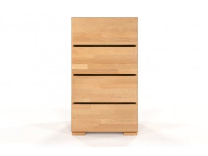 Komoda z masívu Sandemo 4S60 buk  (Farba Prírodná)