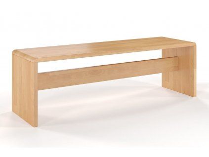 Lavica z masívu Benk buk 120 cm (Farba Prírodná)