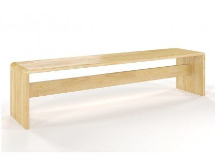 Lavica z masívu Benk borovica 160 cm (Farba Prírodná)