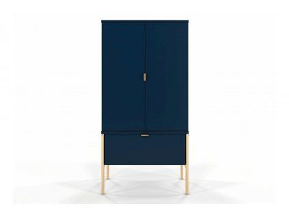 polka navy komoda 2
