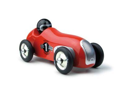 Vilac Historické pretekárske auto červené