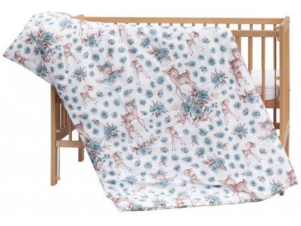 40042 obliecky do postielky srncek biela 100 x 135 cm