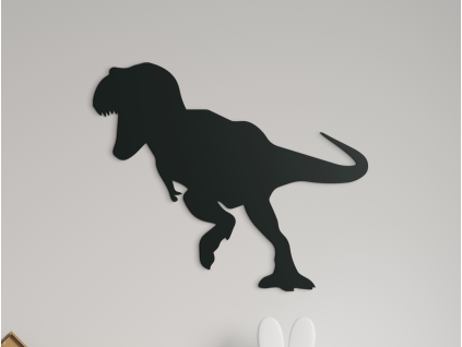 Nálepka do detskej izby Tirannosaurus rex (Farba obrazu Sivá, Rozmer obrazu 18,5 x 22,5 cm)