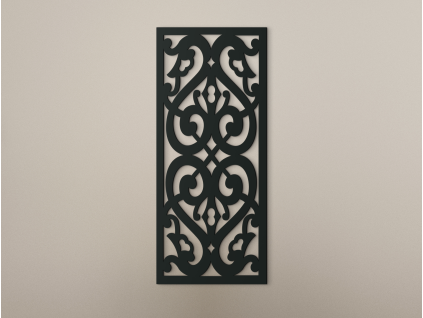Drevený panel na stenu Ornamenty