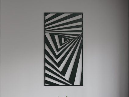 Drevený obraz na stenu Tunel (Farba obrazu Sivá, Rozmer obrazu 31,5 x 16,5 cm)