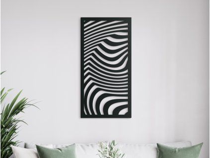 Moderný obraz Pásikavé duny (Farba obrazu Sivá, Rozmer obrazu 31,5 x 15,5 cm)