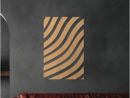 Abstraktný obraz na stenu Zebra (Farba obrazu Sivá, Rozmer obrazu 45,5 x 30,5 cm)