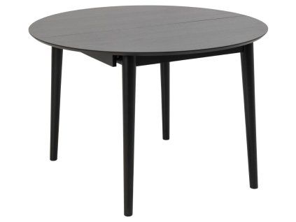 61939 okruhly rozkladaci jedalensky stol montreux 115 154 cierna