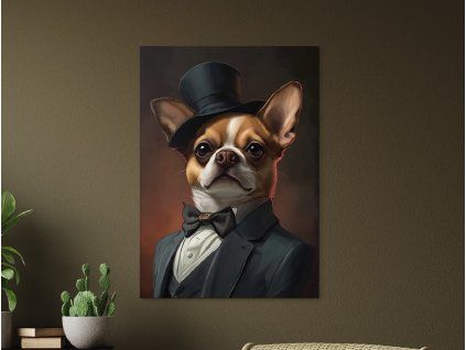 Obraz Gentleman z rodu čiváv (Farba rámu Bez rámu, Povrchová úprava Matná, Veľkosť obrazu A4)