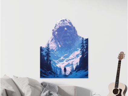 Obraz Tvár hory (Povrchová úprava Matná, Rozmer obrazu 42 x 33 cm)