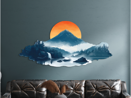 Obraz Zapadajúce slnko (Povrchová úprava Matná, Rozmer obrazu 29 x 59,5 cm)