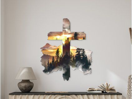 Obraz Krása stvorenia v kríži (Povrchová úprava Matná, Rozmer obrazu 48 x 39,5 cm)