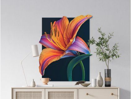 Obraz Energická ľalia (Povrchová úprava Matná, Rozmer obrazu 42 x 34 cm)