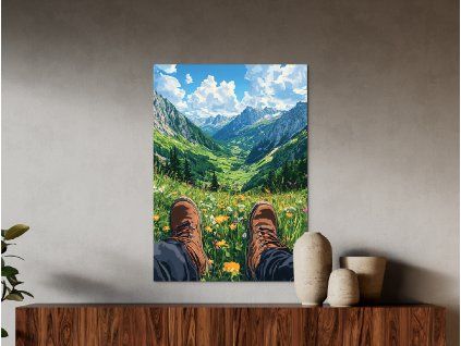 Obraz na stenu Odmena hôr (Farba rámu Bez rámu, Povrchová úprava Matná, Veľkosť obrazu A4)