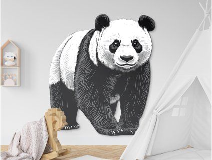 Obraz Pokojná panda (Povrchová úprava Matná, Rozmer obrazu 41 x 35,5 cm)