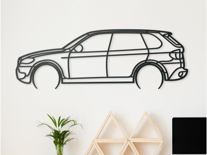 AKCIA Dekorácia na stenu BMW X5 E70, Čierna