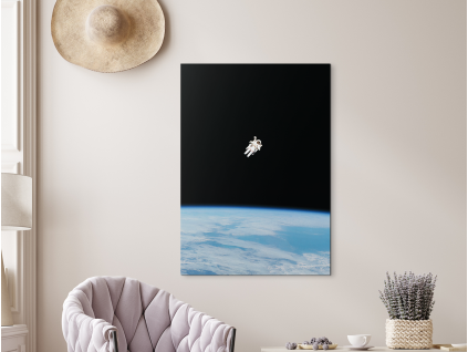 Obraz Astronaut Bruce McCandless II (Farba rámu Bez rámu, Povrchová úprava Matná, Veľkosť obrazu A4)
