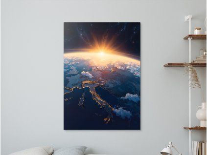 Obraz Úsvit nad Európou (Farba rámu Bez rámu, Povrchová úprava Matná, Veľkosť obrazu A4)