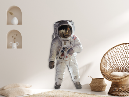 Obraz na stenu Astronaut Buzz Aldrin (Povrchová úprava Matná, Rozmer obrazu 56 x 28 cm)