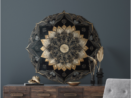 63787 1 kruhova mandala zlata hlbka
