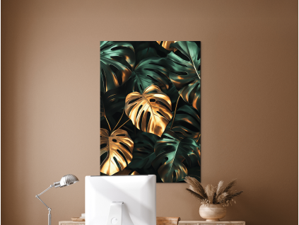 64192 1 obraz luxusna monstera