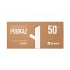 poukaz 50 drevko