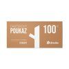 poukaz 100 drevko