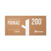 poukaz 200 drevko