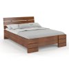 Masívna posteľ Sandemo High buk  (Farba Orech, Rozmer postele 90 x 200 cm)
