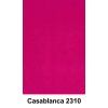 Posteľ z masívu s čalúneným čelom Gotland High buk (Farba Biela, Farba čela Casablanca 2316, Rozmer postele 200 x 200 cm)