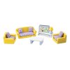 Tidlo Drevený nábytok obývacia izba žltá
