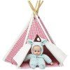 Vilac Mini kárované teepee
