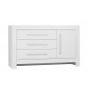 Calmo 3drawer1door chest white 1