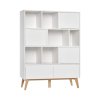 swing bookcase wide white 2 700x704