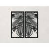 Dvojdielny obraz Tropická Palma (Farba obrazu Čierna)
