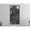 Moderný obraz Listy kvetu Monstera deliciosa (Farba obrazu Sivá, Rozmer obrazu 31,5 x 16 cm)
