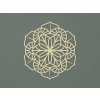 Geometrická mandala na stenu (Farba obrazu Prírodná)