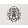 Geometrická mandala na stenu (Farba obrazu Antracit)