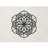 Geometrická mandala na stenu (Farba obrazu Čierna)