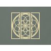 Rodinná mandala na stenu (Farba obrazu Prírodná)