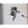 Drevená nálepka Astronaut (Farba obrazu Sivá, Rozmer obrazu 29,5 x 22,5 cm)