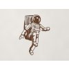 Drevená nálepka Astronaut (Farba obrazu Orech)
