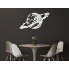 Drevená dekorácia Planéta Saturn (Farba obrazu Sivá, Rozmer obrazu 18 x 31,5 cm)
