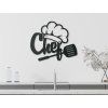 Drevená dekorácia Chef